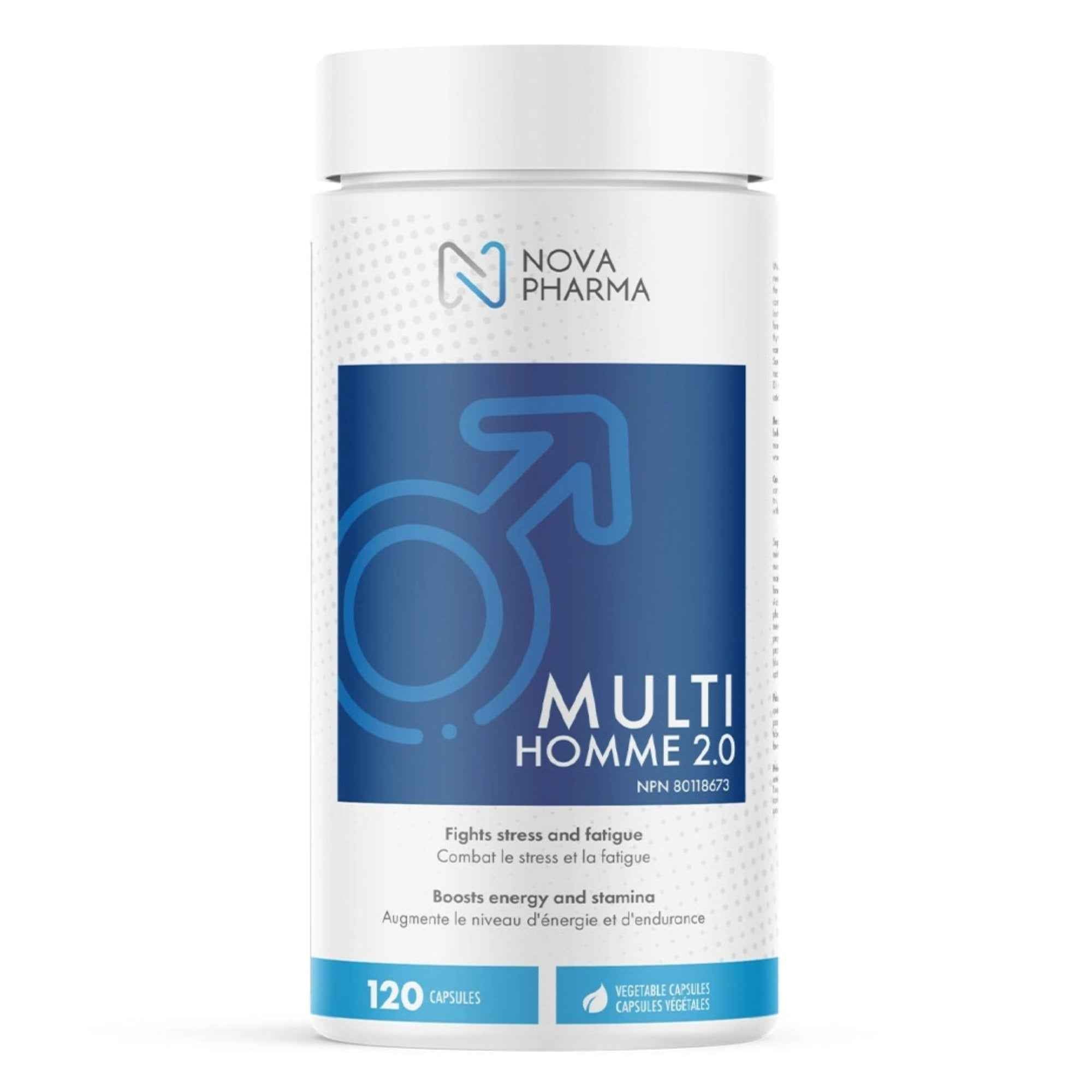 Nova Pharma - Multi Vitamines pour hommes 120 capsules