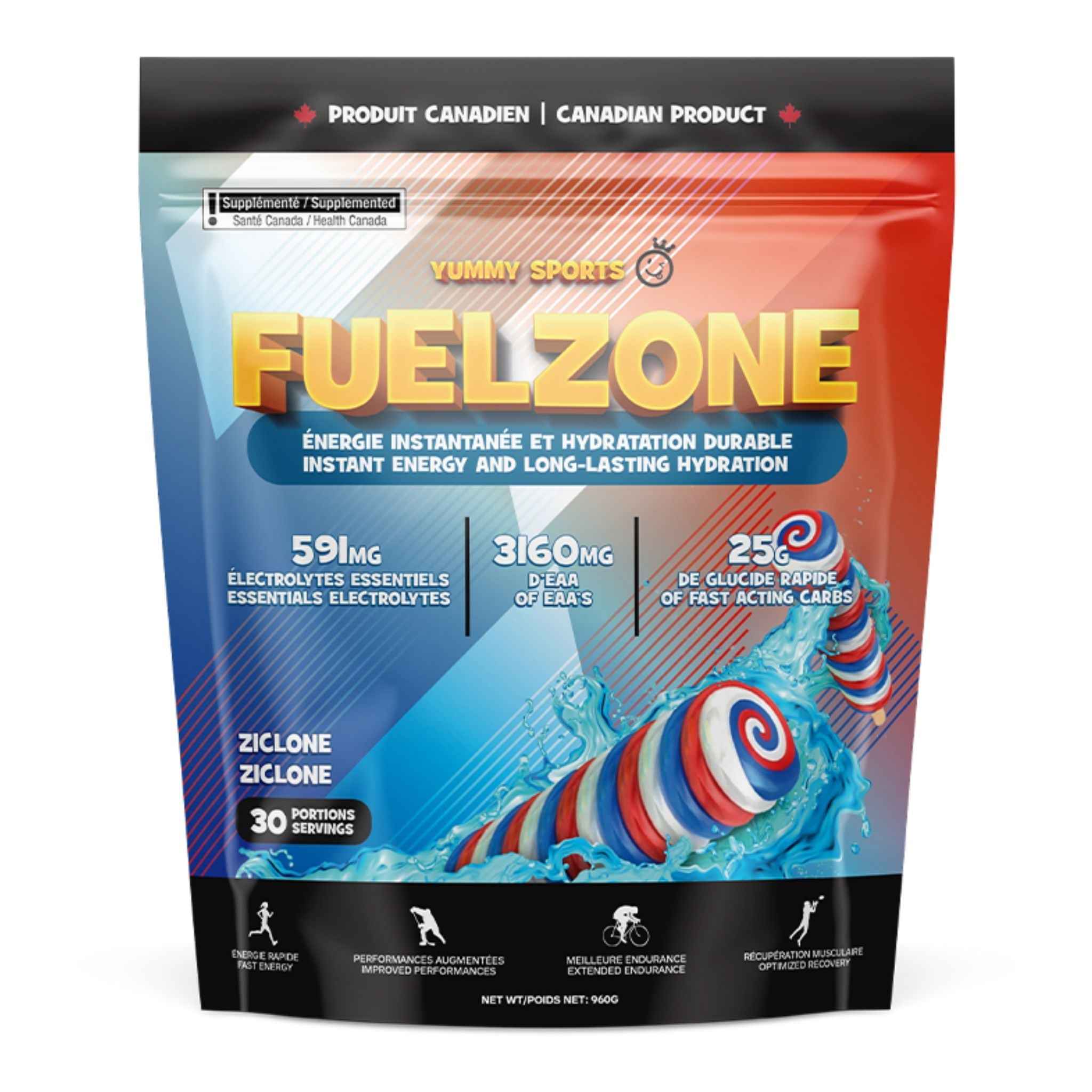 Yummy Sports - Fuel Zone - 960g