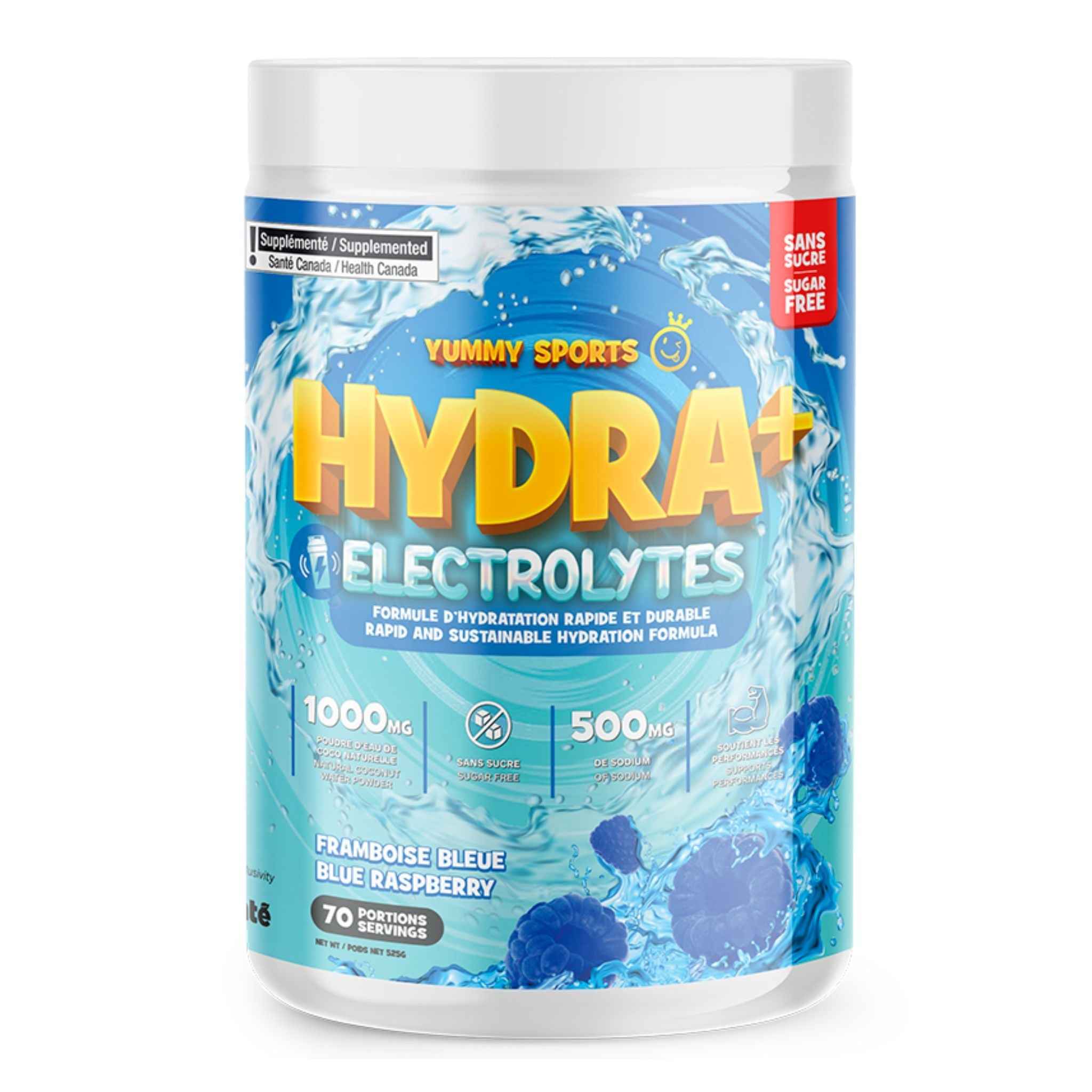 Yummy Sports - Hydra + Électrolytes - 525g