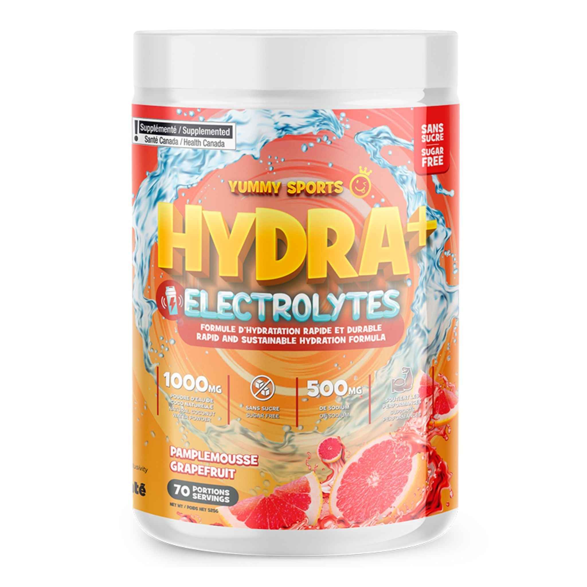 Yummy Sports - Hydra + Électrolytes - 525g