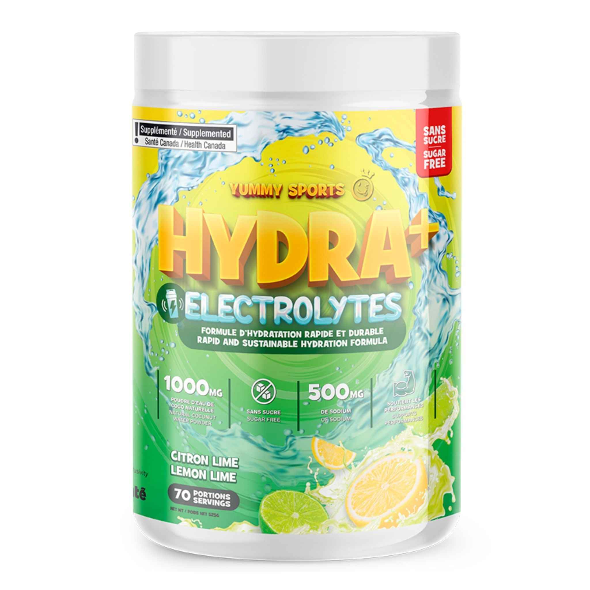 Yummy Sports - Hydra + Électrolytes - 525g