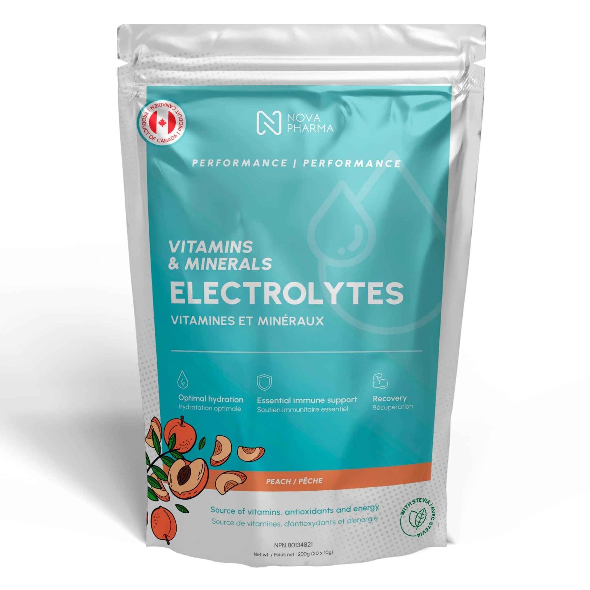Nova Pharma - Électrolytes Sachet Individuel - 10g (20x)