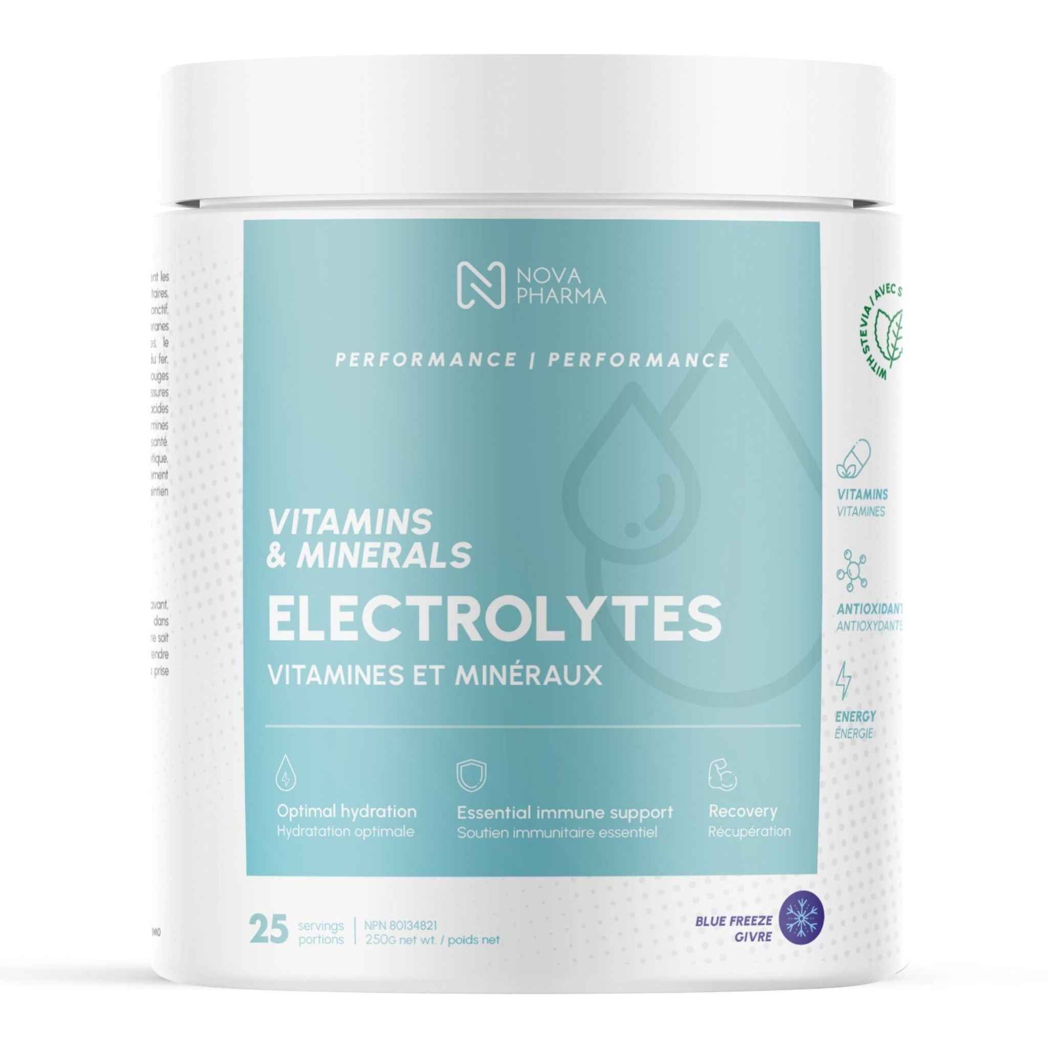 Nova Pharma - Électrolytes - 250g