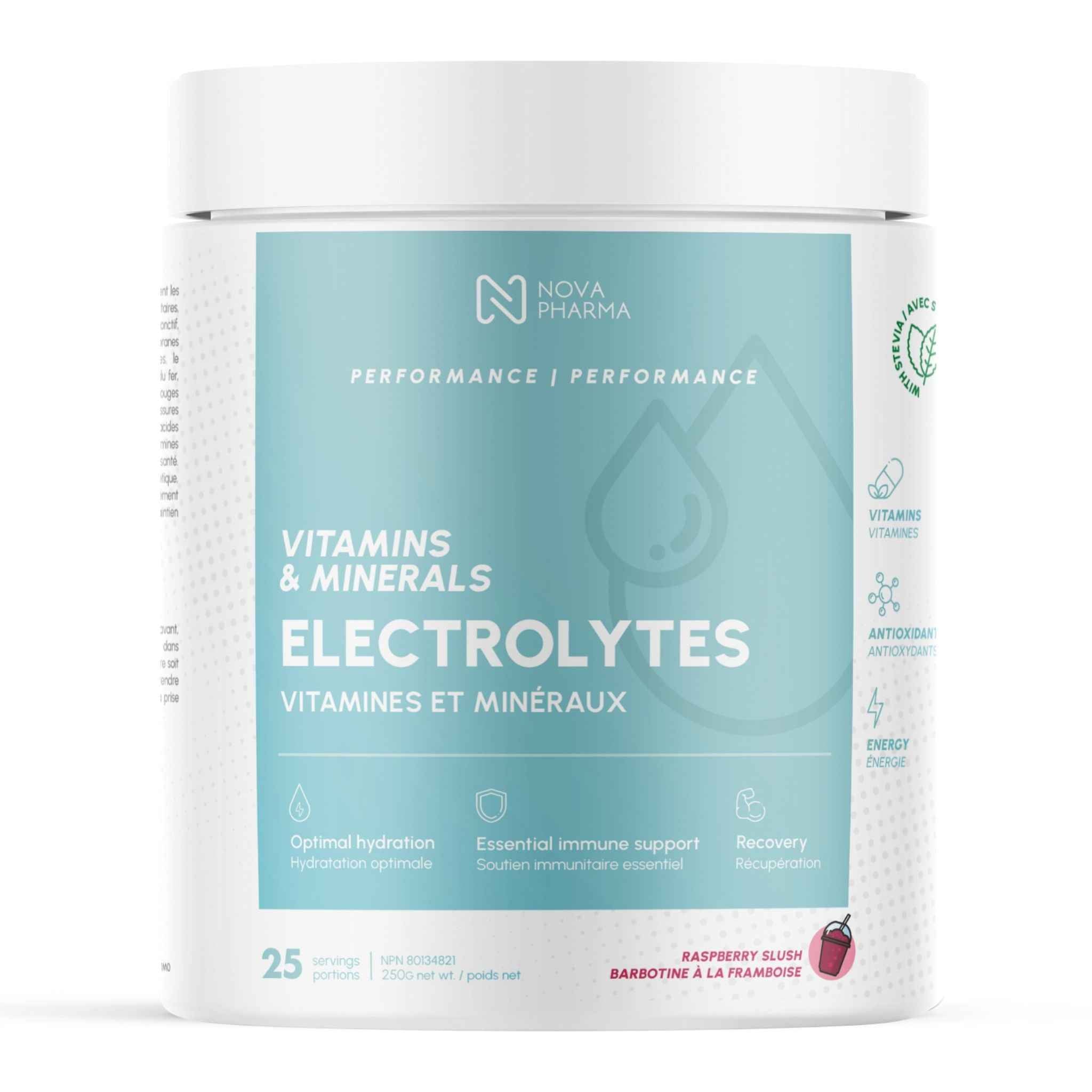 Nova Pharma - Électrolytes - 250g