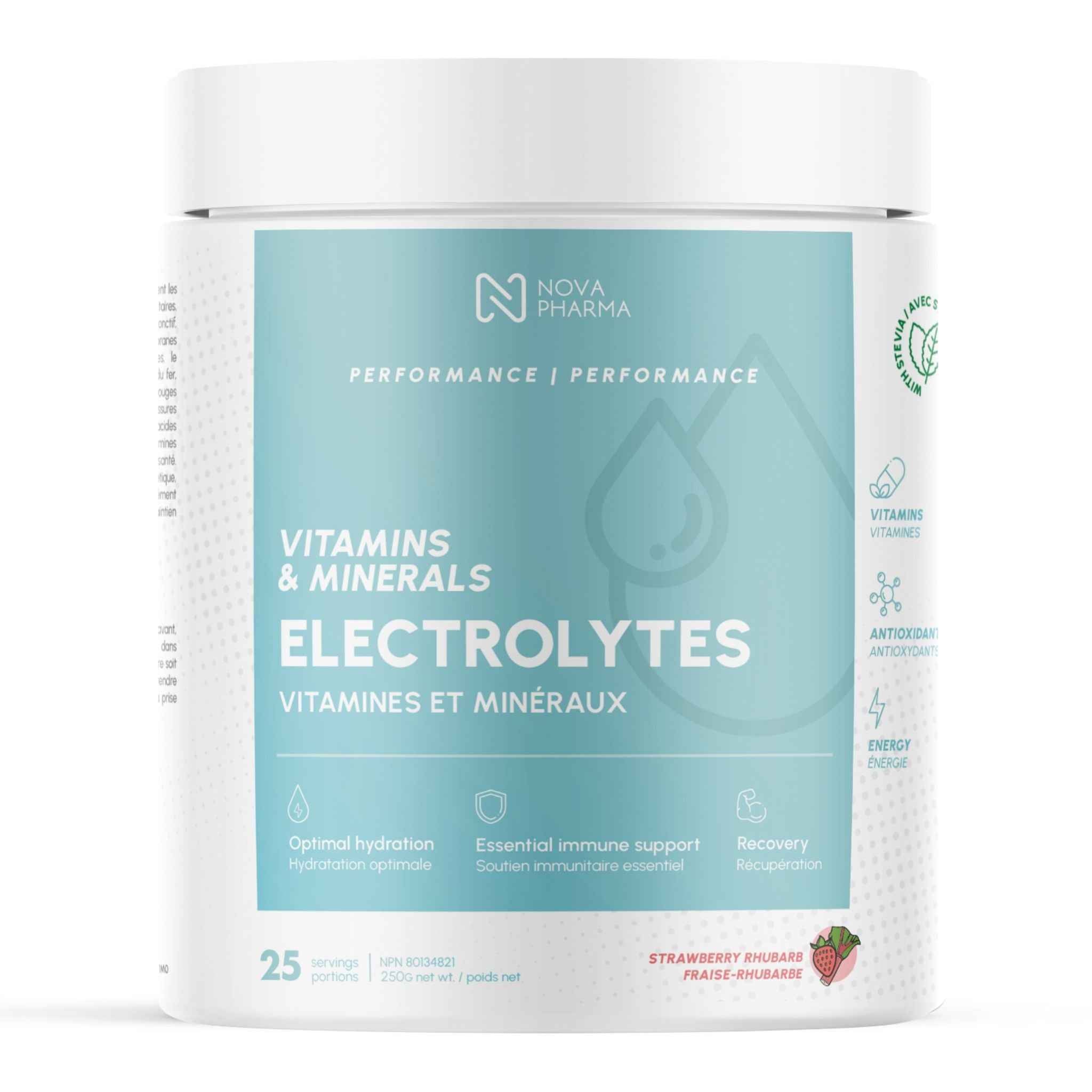 Nova Pharma - Électrolytes - 250g