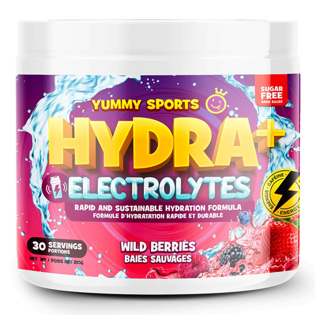 Yummy Sports - Hydra+Électrolytes avec caféine - 210g