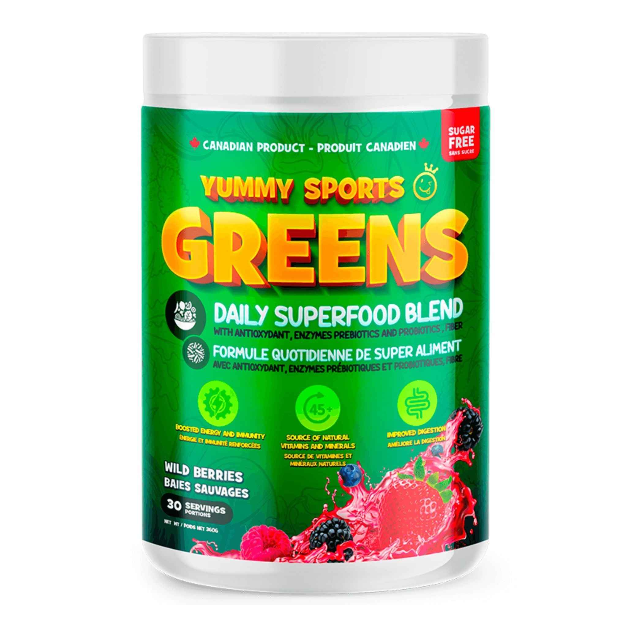 Yummy Sports - Greens - 300g